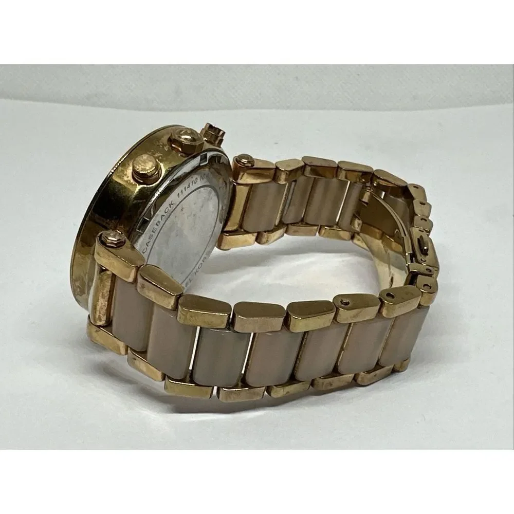 Michael Kors Parker MK5896 Women Rose Gold Analog Dial Quartz Wrist Watch NUL42
